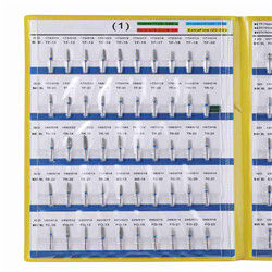 Green Dental Diamond Burs For Grinding Metal Plastic / Porcelain Standard Size