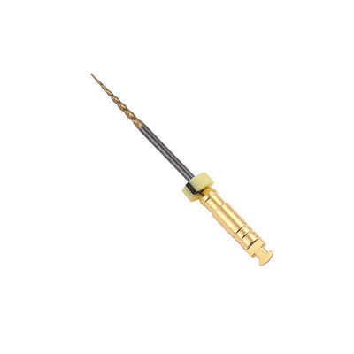 Black Taper Dental Rotary Files , Pre Bend Root Canal Treatment Instruments