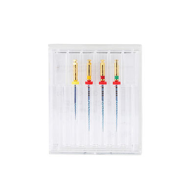 Triangle Cross Section Dental Endo Files , B1 NITI M Wire Endodontic Files