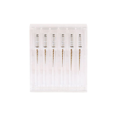 NITI Endo Rotary Files Size D1 / D2 / D3 For Removing Root Canal Filling Materials