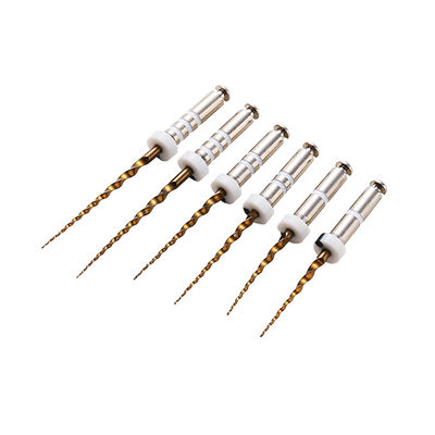 NITI Endo Rotary Files Size D1 / D2 / D3 For Removing Root Canal Filling Materials