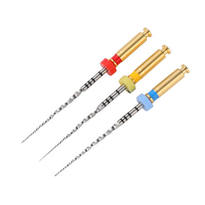 Flexible Safety Endo Rotary Files Assorted Size X1 / X2 / X3 For Root Canals