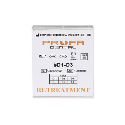 Assorted Size Niti Rotary Files , Retreatment Files In Endodontics 
