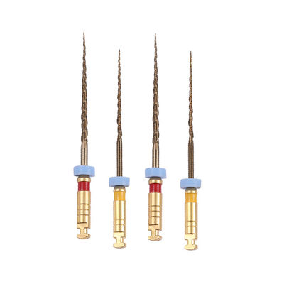 Two Gold M Wire Endo Rotary Files High Flexibility Cyclic Fatigue Resistance