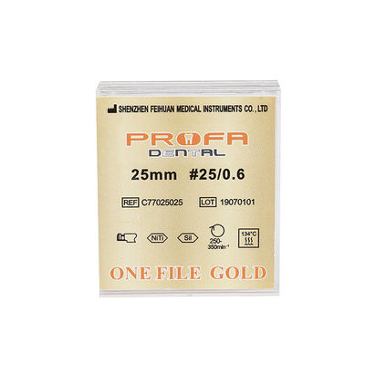 One Shape Protaper Gold Rotary Files , Nickel Titanium Rotary File Dental