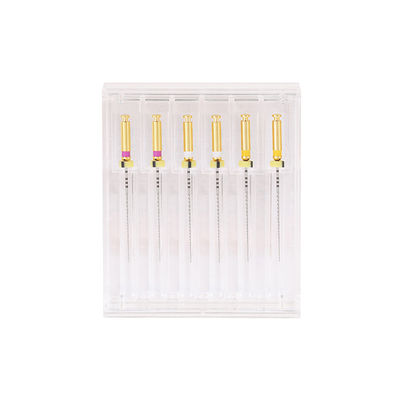 Anti Rotation Fatigue Dental Rotary Files , Durable NITI Rotary Instruments Endodontics