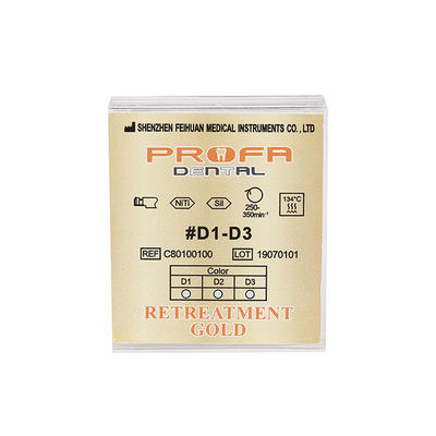 Safety Ss White Rotary Files , Single Size Endo Retreatment Files D1 D2 D3