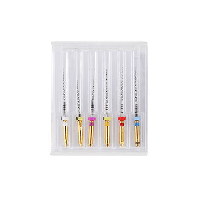Colored Iso Endodontic Files , Variable Taper Size F3 Edge Taper Rotary File