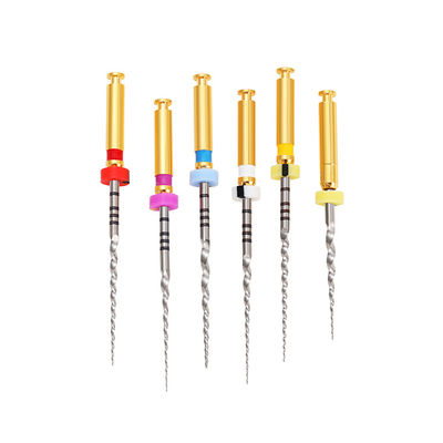 L21 / 25 / 31mm NITI Dental Endo Files  ,6pcs RCT Finishing / One Shape Endodontic File