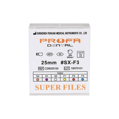 Size F1 Protaper Shaping Files , Crown Removal Instrument With Sodium Hypochlorite
