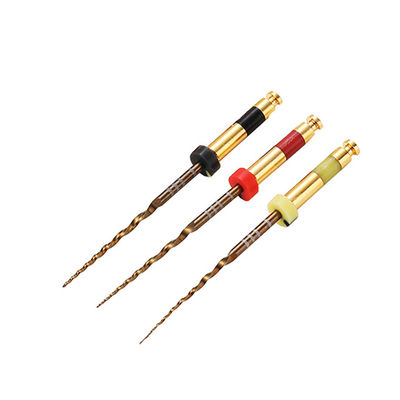 NITI Wave Gold Reciprocating Endodontic Files Flexible Length 21 / 25 / 31mm