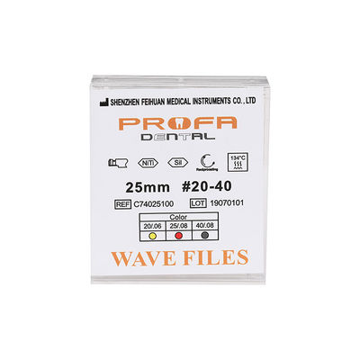Assorted Size Endowave Rotary Files , Engine Use Dental Endodontic Instruments