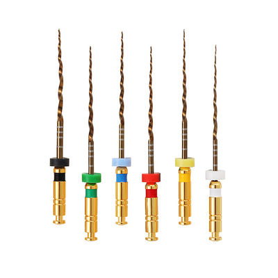 Assorted Size15 - 40 Nickel Titanium Files , NITI Endodontic Files And Reamers