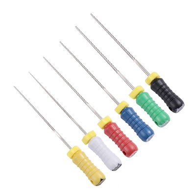 Multi Size Root Canal Hand Files 6 Piece K Type L21 / 25 / 28 / 31mm Length