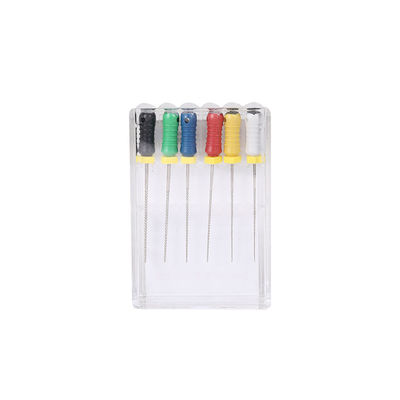 Root Canal Hand K  Files Assorted , RCT Files Dental With Silicone Pad Handle