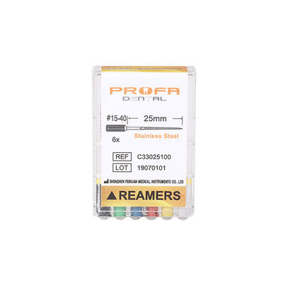 Reamer Files Assorted Endodontics Circular Cross Section For Expand Root Canal