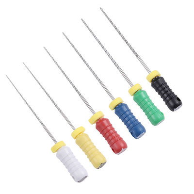 Taper 02 K Type Root Canal Hand Files Nickel Titanium Material For Searching Root Canal