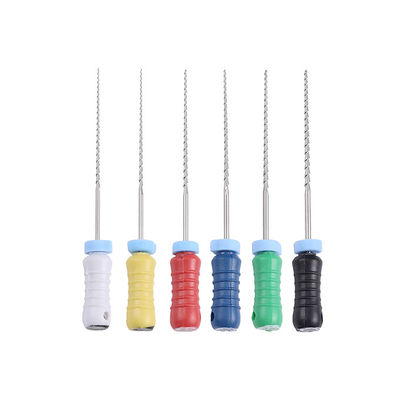 H Type Root Canal Hand Files 0.2 Taper Strong Cutting Force High Flexibility