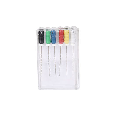 Single ISO Size  Root Canal Reamer , Safety Colored Endodontic Hand Instruments