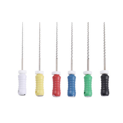 Flexible Nickel Titanium Root Canal Hand Files Reamers For Expand Root Canal