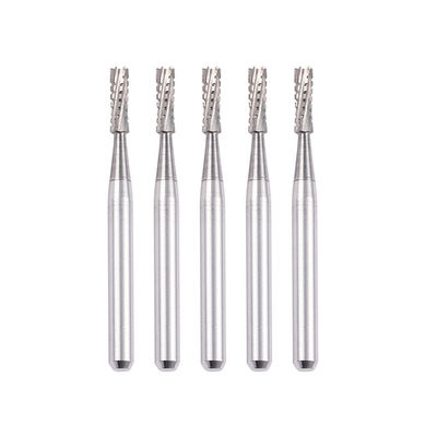 High Hardness Dental Tungsten Carbide Bur Tungsten / Stainless Steel Material