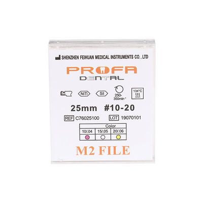NITI M2 Endodontic Rotary Files 4pcs , High Flexibility Nickel Titanium Files