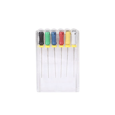 Stainless Steel K Flex Root Canal Hand Files Single Size For Shaping Canal