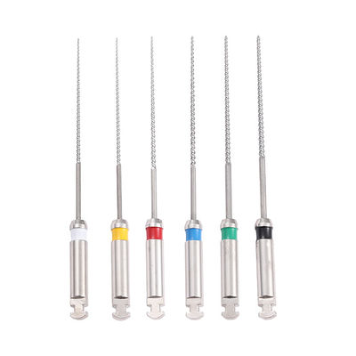 High Efficiency K File Dental , Endodontic Reamer Size 15 - 40 Rotary Use