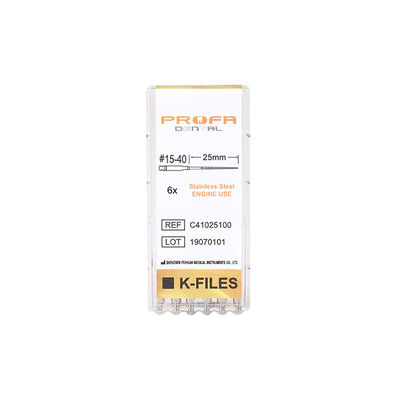 Assorted Size K Dental Rotary Files , Rotary Endo Retreatment Files With Clear Symbols