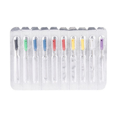 Safety Root Canal Preparation Fully Elastic Barbed Broach For Removing Debris / Residues