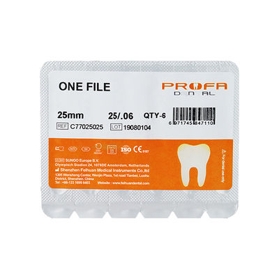 Nickel Titanium  Endo Files For Root Canal Retreatment Length 25mm Single size