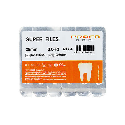 Dental Niti  Files Assorted With Sodium Hypochlorite Multi Function Easy Shaping