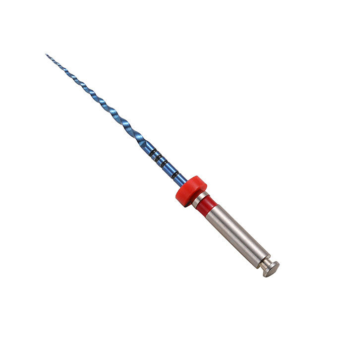 Blue Heatactive Root Canal Treatment Instruments , High Flexible Finishing Niti Endo Files