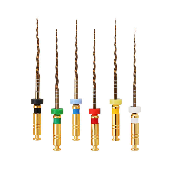 Assorted Size15 - 40 Nickel Titanium Files , NITI Endodontic Files And Reamers