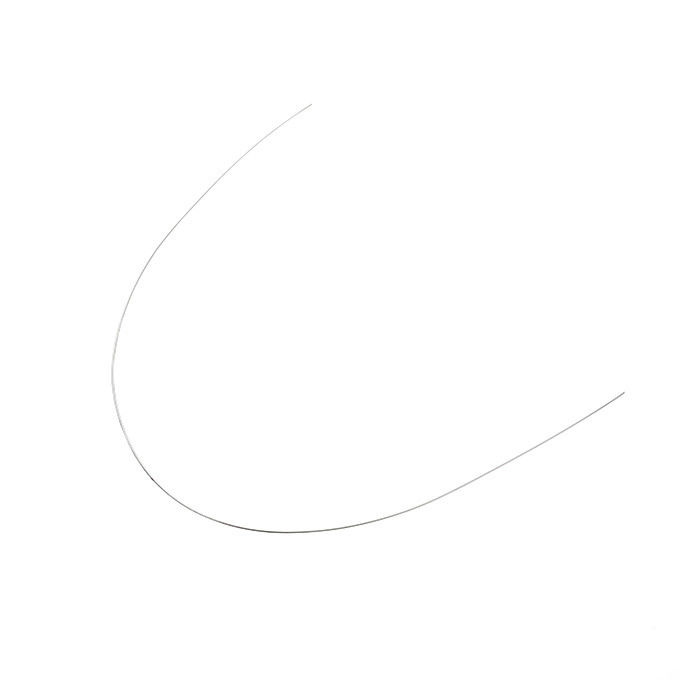 Round Upper Dental Braces Wire , Square Ovoid Natural Nickel Titanium Wires Orthodontics