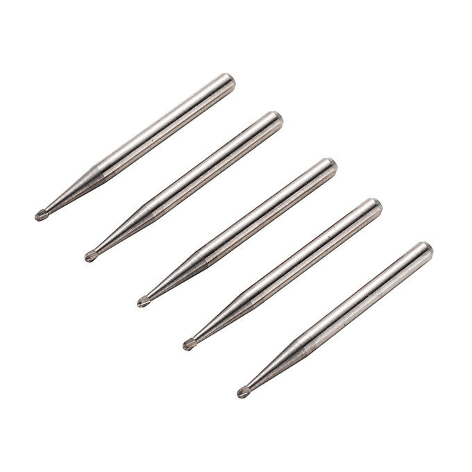 Length 22.5mm Tungsten Carbide Bur , Round Fear Head Dental Hand Tools