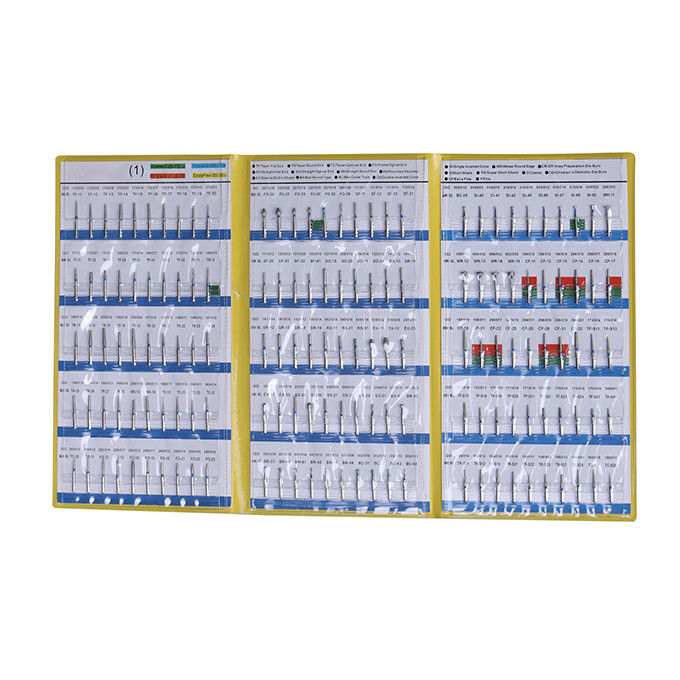150 Size Dental Diamond Burs Catalogue , Drilling Teeth Treatment Dental Lab Diamond Burs