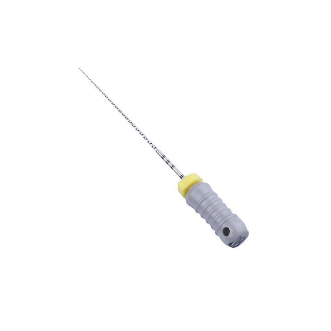Square Tip C Root Canal Hand Files High Cutting Ability For Curved / Calcified Canal